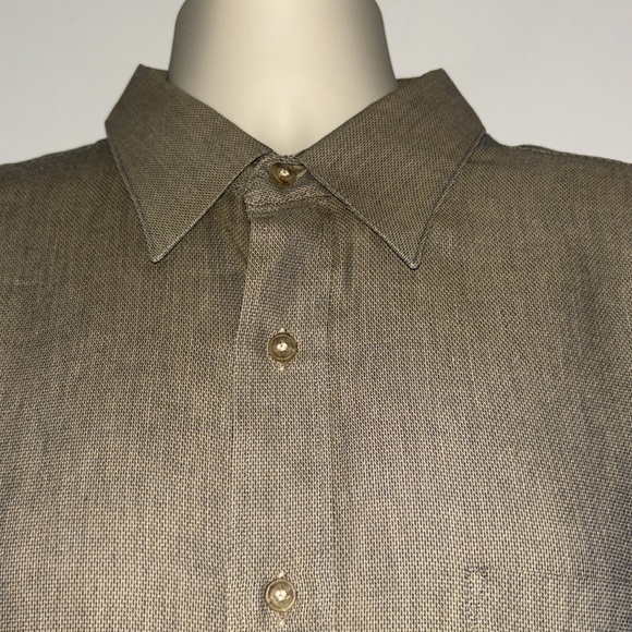 HATHAWAY CLASSIC MENS BUTTON DOWN DRESS SHIRT 100% COTTON - Picture 2 of 6